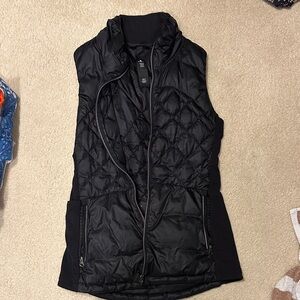 lululemon athletica Black Quilted Jacket Vest